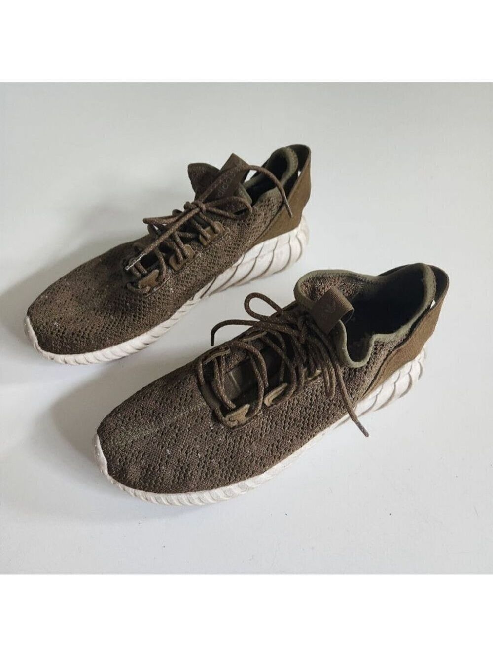 ADIDAS | Army Green Tubular Doom Sneakers sz 11.5